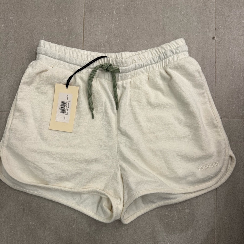 High Waist White Women's Shorts